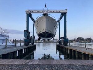 Boatyards and marine services in Deltaville, Virginia